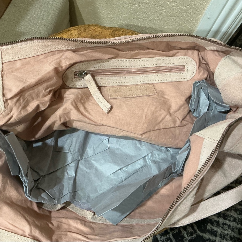 FREE PEOPLE Roma Suede Tote Bag - Picture 7 of 8